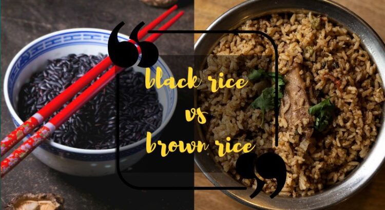 Black rice vs Brown Rice