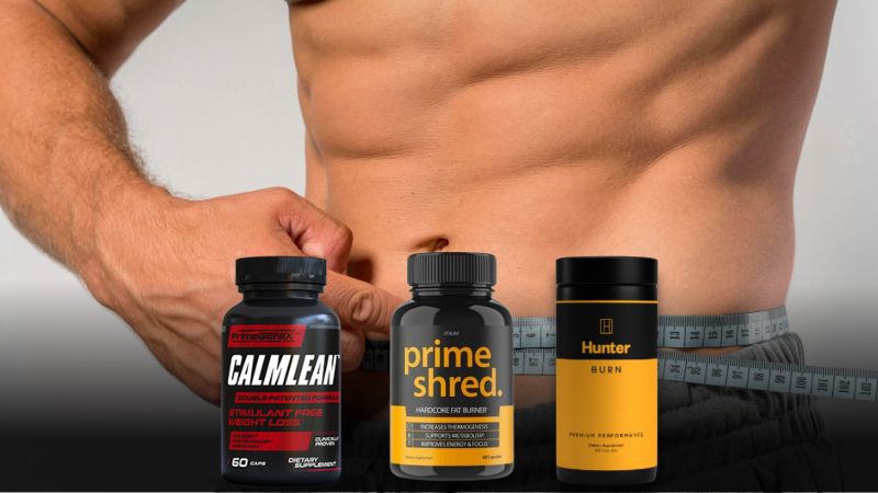 Best Fat Burner for Men: PrimeShred vs Hunter Burn vs CalmLean