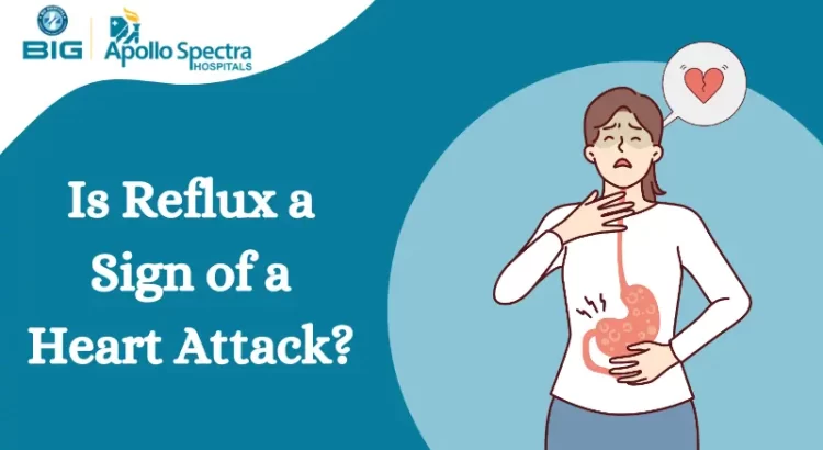 is reflux a sign of heart attack